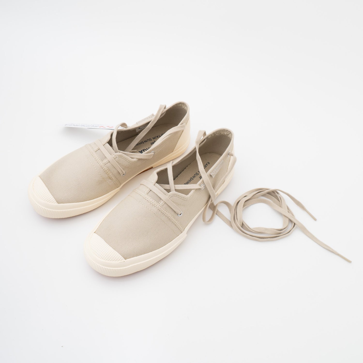 KAPTAIN SUNSHINE｜UNISEX　Mariner Srip-on Made by SUPERGA（Toupe Grey）