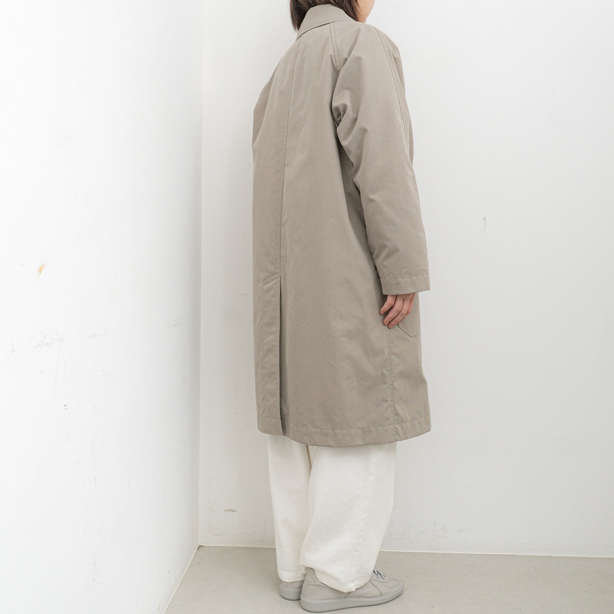 MHL.｜WORN COTTON NYLON COAT 5955210200-H