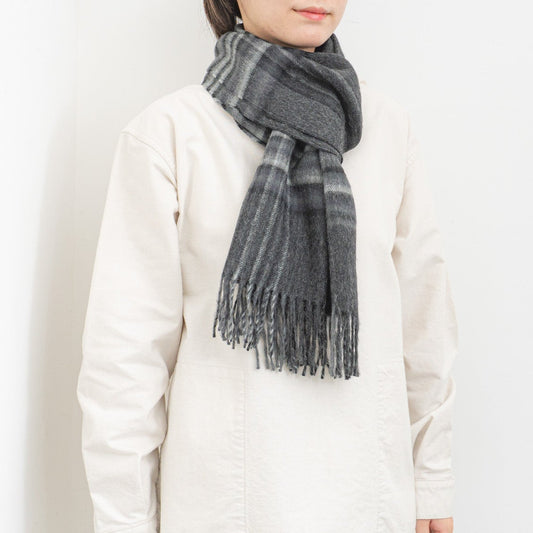 THE INOUE BROTHERS...｜brushed scarf checkTIB-ALAC2002ML