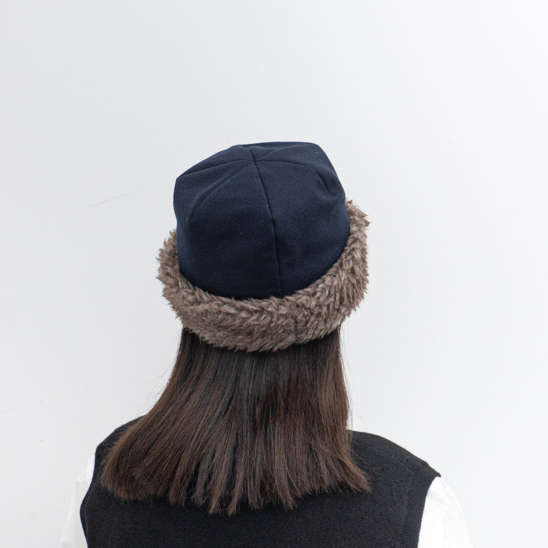 NEW 2024AW mature ha./　reversible beanie - boa MAW24-07 Y