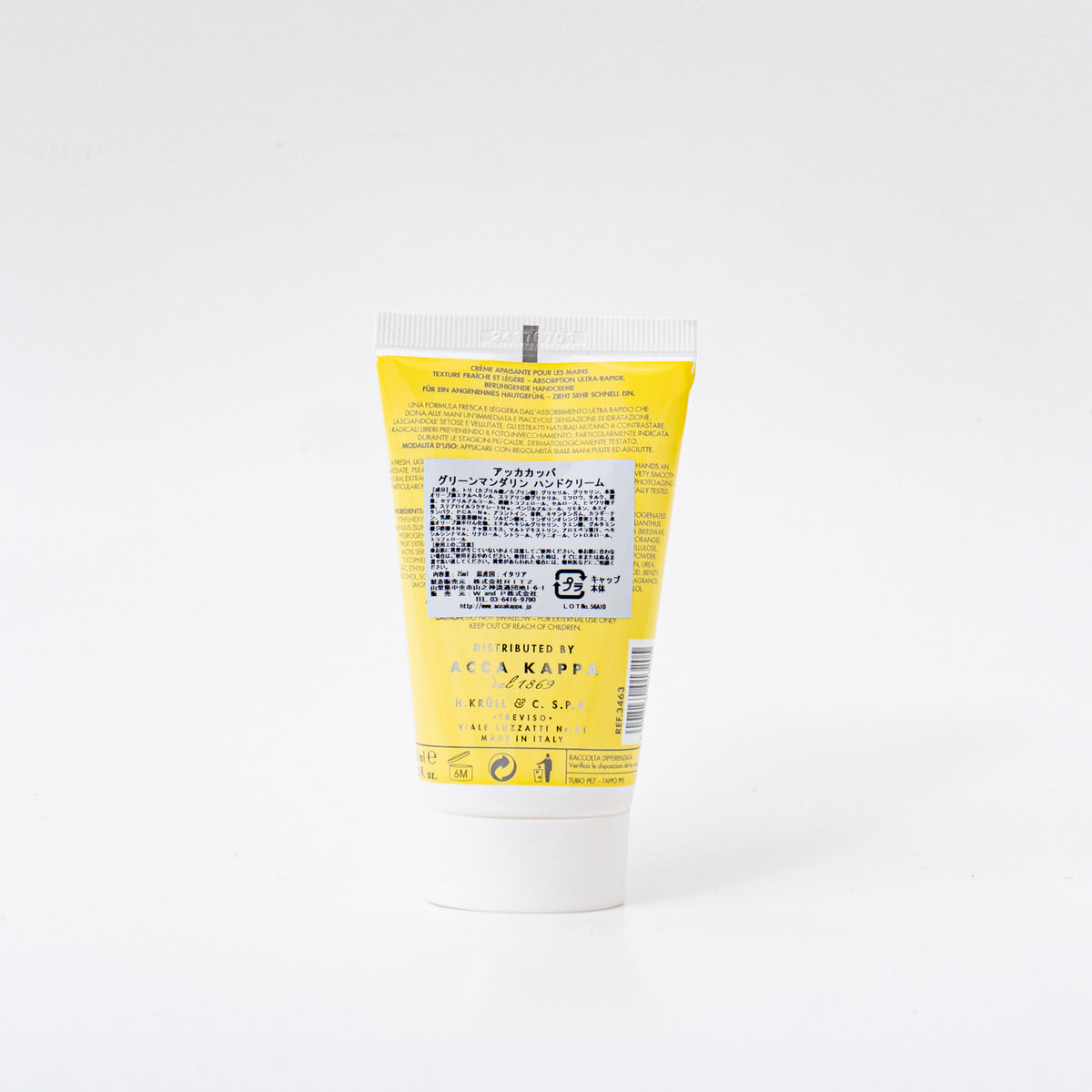 ACCA KAPPA｜ハンドクリーム　グリーンマンダリン　45ml