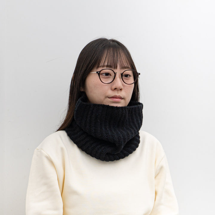 2025AW mature ha./　neck warmer - lamb wool x cashmere MK-3206-D