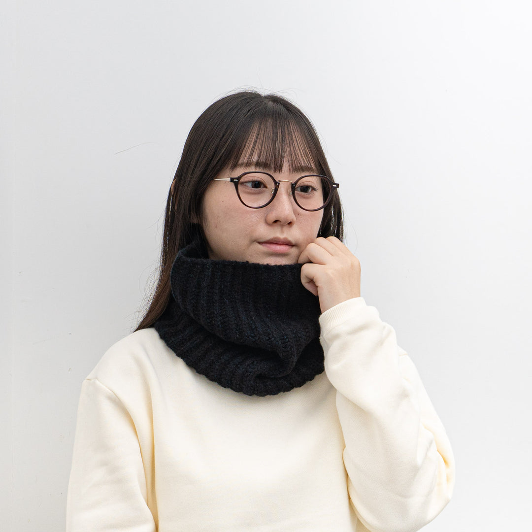 2025AW mature ha./　neck warmer - lamb wool x cashmere MK-3206-D