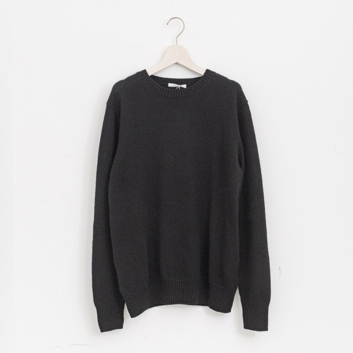 ANSPINNEN｜カシミヤクルーネックセーター col.off white　ANS-UK0071（99.black）