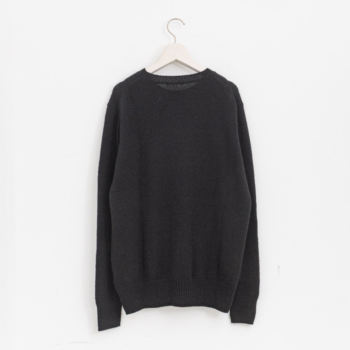 ANSPINNEN｜カシミヤクルーネックセーター col.off white　ANS-UK0071