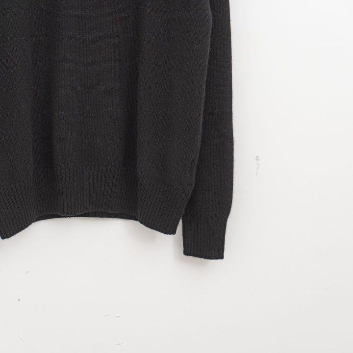 ANSPINNEN/　カシミヤクルーネックセーター col.off white　ANS-UK0071