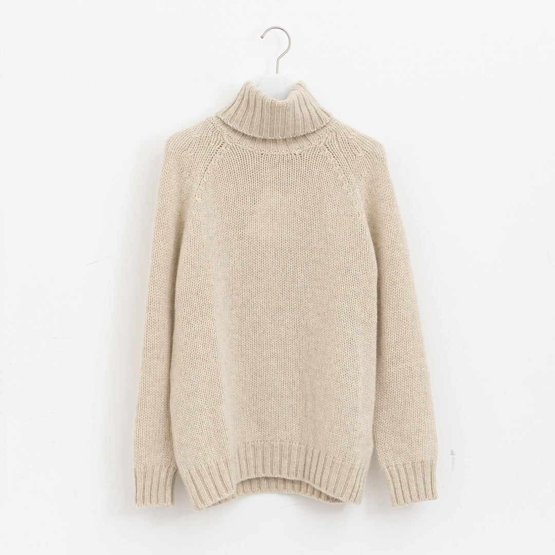 ANSPINNEN/　ヤクチャンキー タートルネックセーター　ANS-WK0091