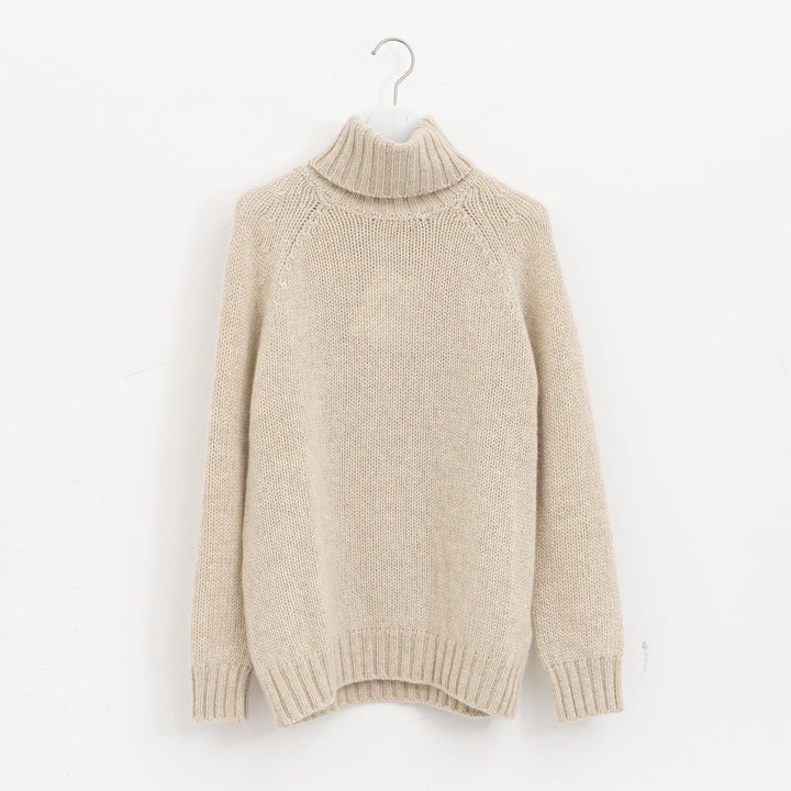 ANSPINNEN/　ヤクチャンキー タートルネックセーター　ANS-WK0091