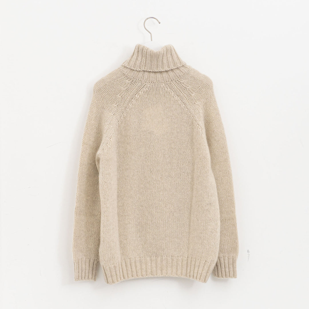 ANSPINNEN/　ヤクチャンキー タートルネックセーター　ANS-WK0091