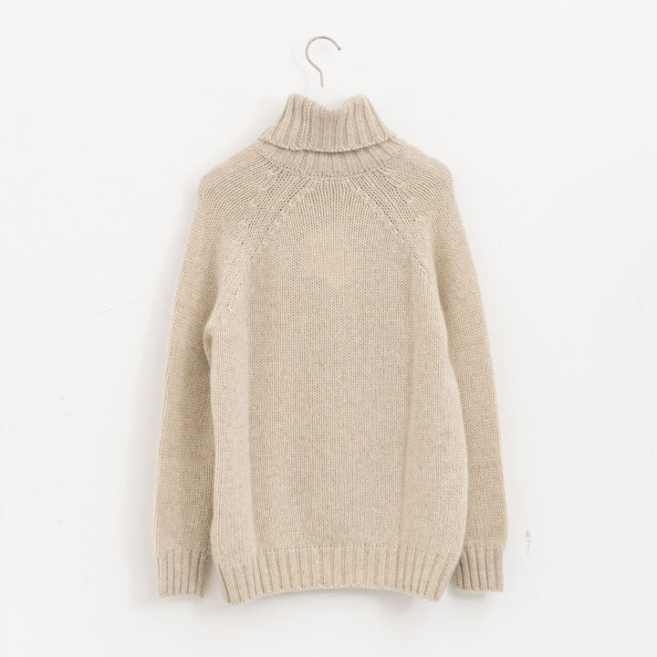 ANSPINNEN/　ヤクチャンキー タートルネックセーター　ANS-WK0091