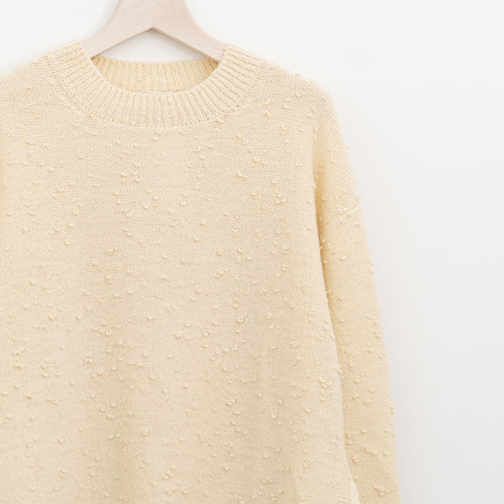 homspun/WOMEN　ウールノットヤーンプルオーバー 242-7913