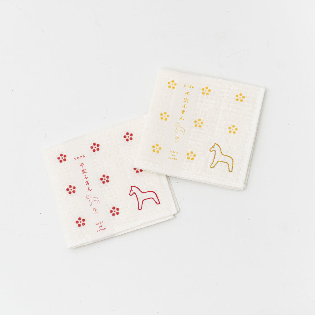 everyday/　干支ふきん 午　col.GOLD