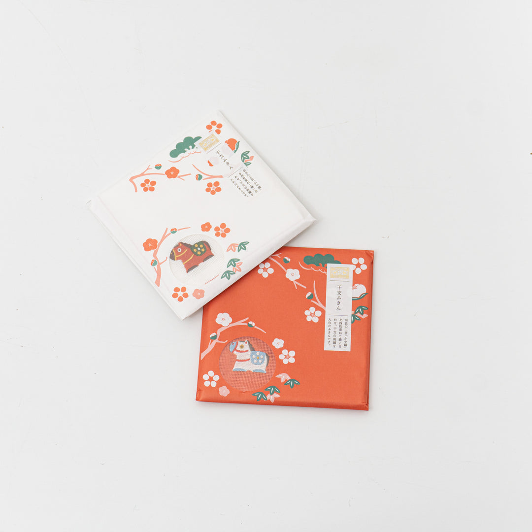 中川政七商店/　干支ふきん col.午白