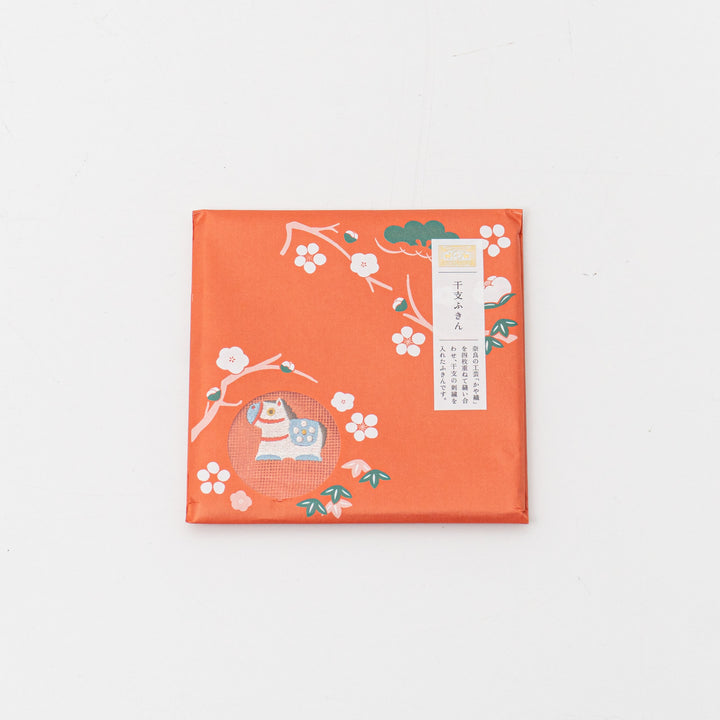中川政七商店/　干支ふきん col.午紅