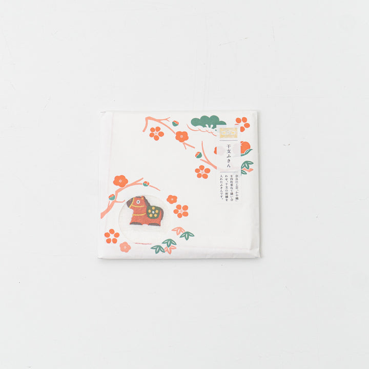 中川政七商店/　干支ふきん col.午白