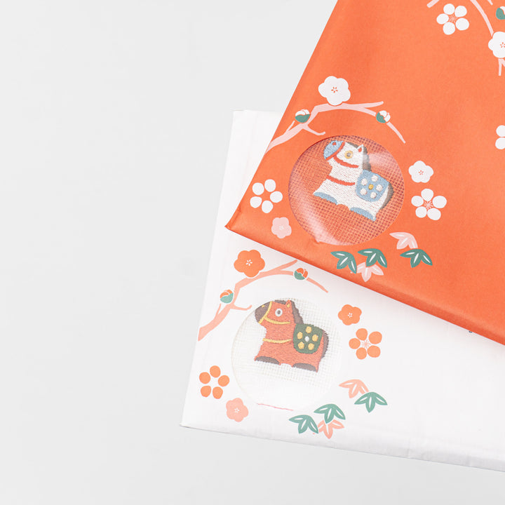 中川政七商店/　干支ふきん col.午白