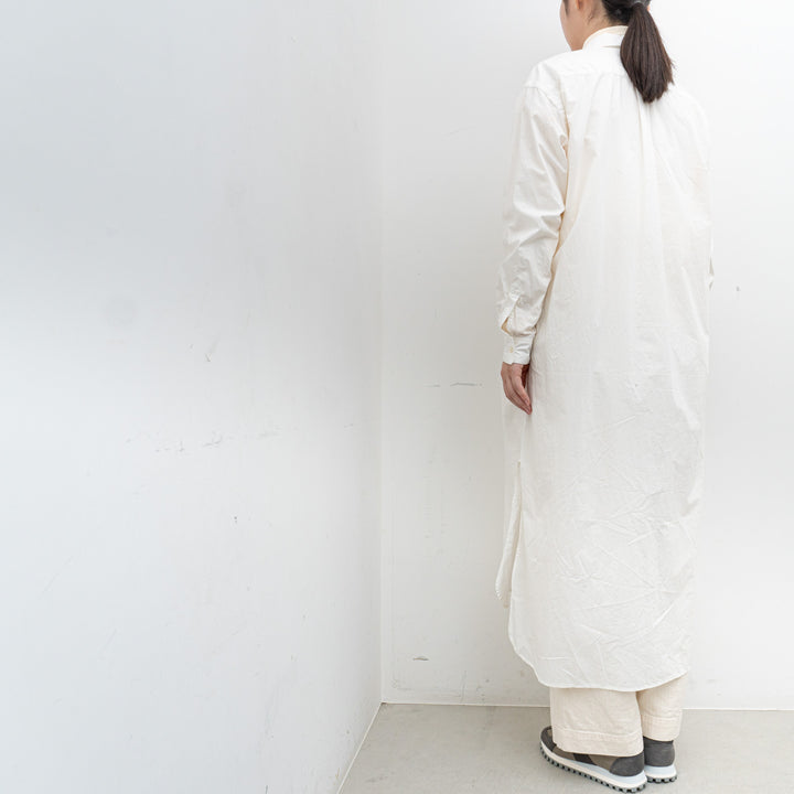 SEA SALT/　long shirt dress　