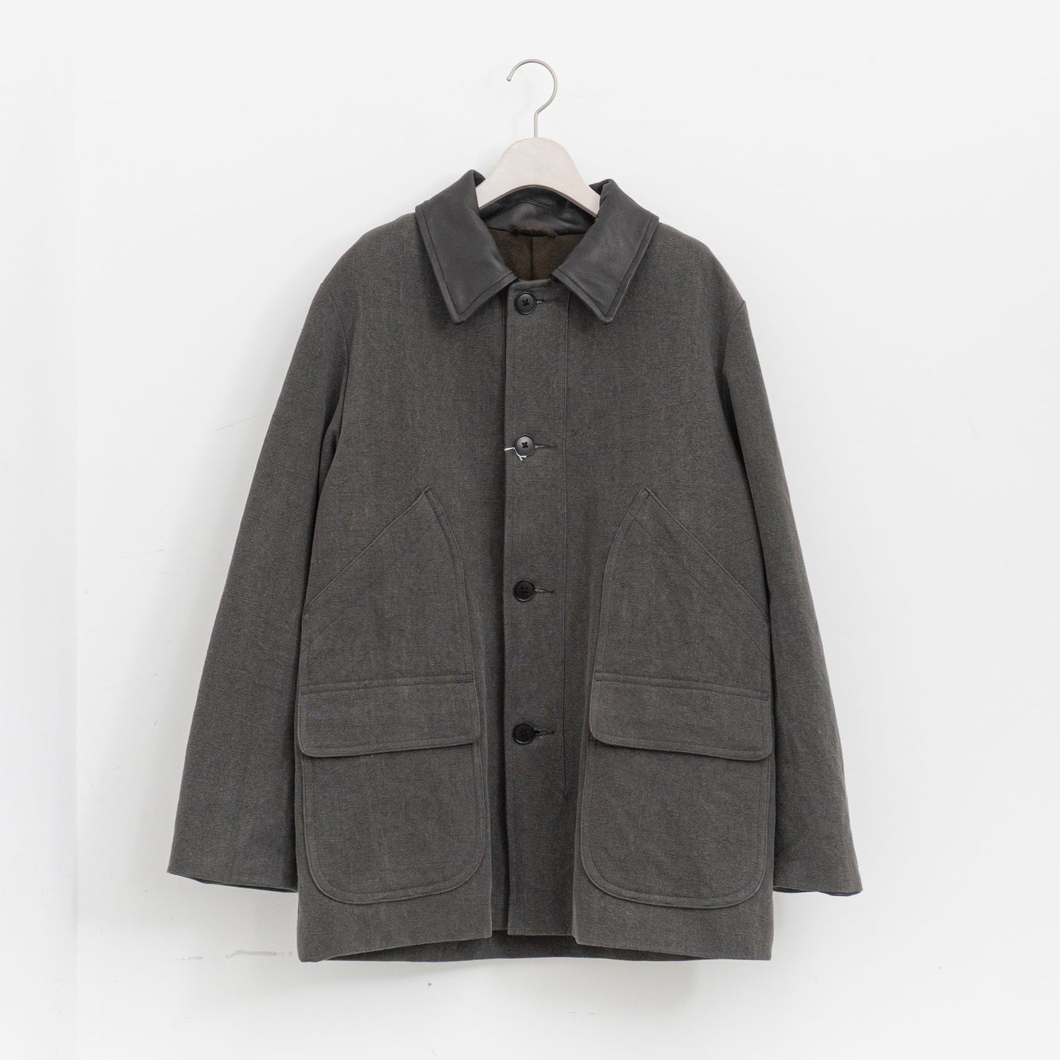 KAPTAIN SUNSHINE｜MEN　Cotton Hemp Work Coat KS25FCO06（sumi）