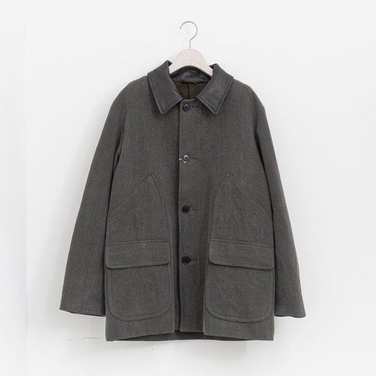 KAPTAIN SUNSHINE｜MEN　Cotton Hemp Work Coat KS25FCO06（sumi）