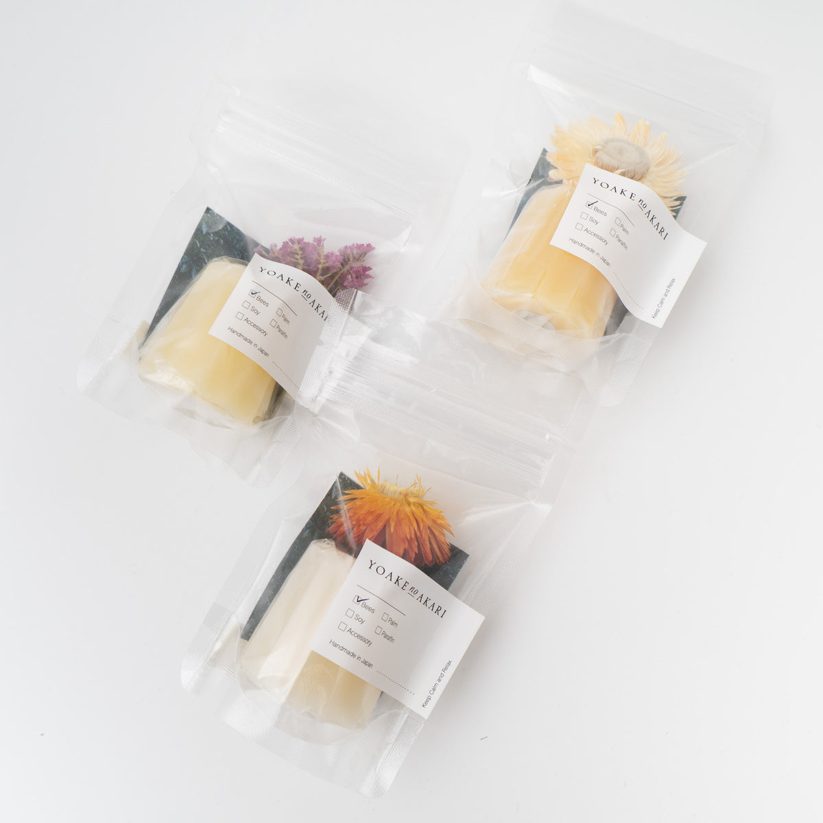 YOAKEnoAKARI｜bees wax CANDLE