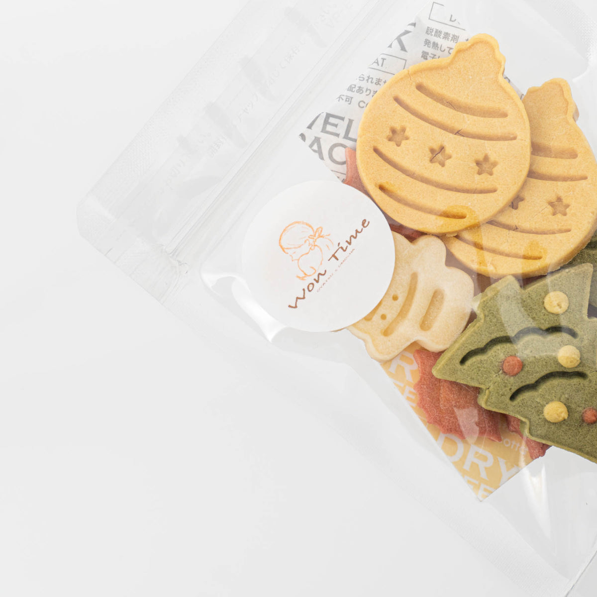 ペット用品-【期間限定】won time｜米粉のクリスマスクッキー
