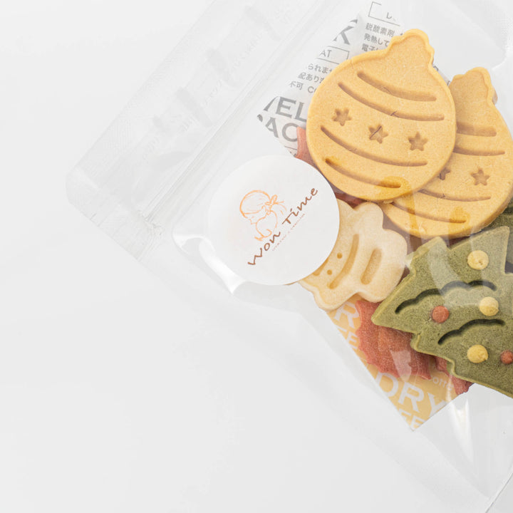 ペット用品-【期間限定】won time/　米粉のクリスマスクッキー