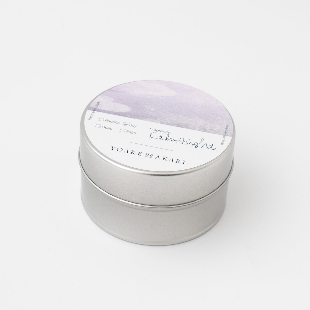 YOAKEnoAKARI｜SOY wax CANDLE travel can（CALM NIGHT）