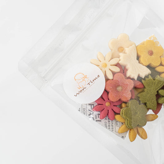 ペット用品-won time｜米粉とさつまいもの花びら無添加クッキー