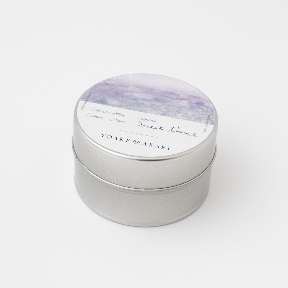 YOAKEnoAKARI｜SOY wax CANDLE travel can（SWEET TIME）