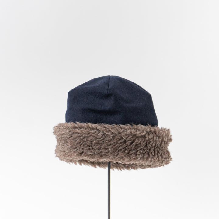 NEW 2024AW mature ha./　reversible beanie - boa MAW24-07 Y