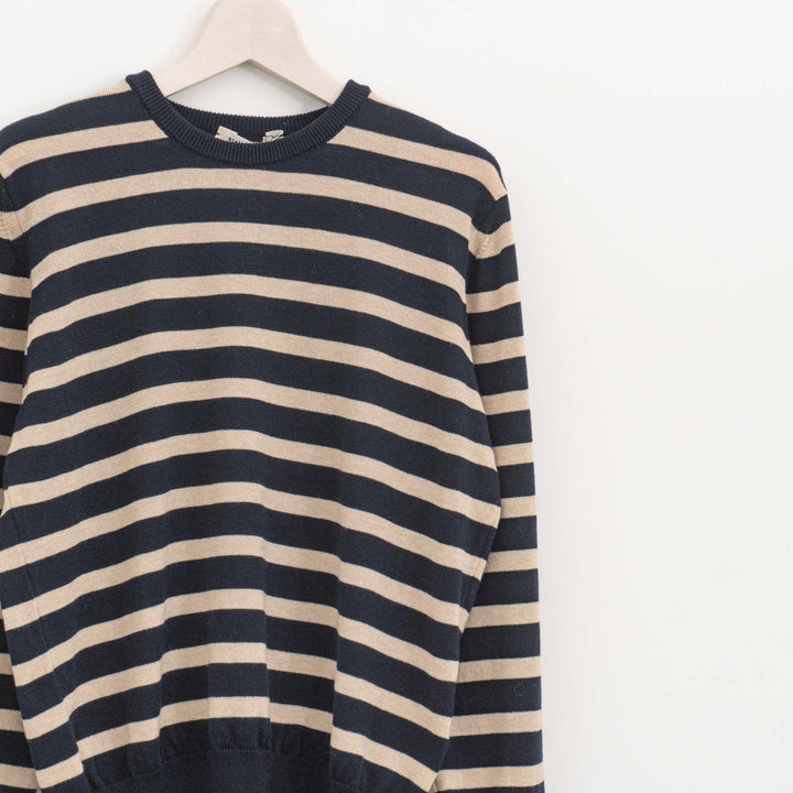 atelier naruse /WOMEN　cotton wool border knit nakt-43