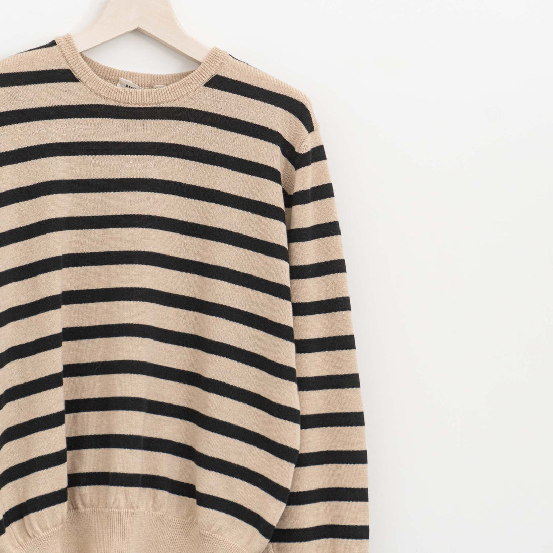 atelier naruse /WOMEN　cotton wool border knit nakt-43