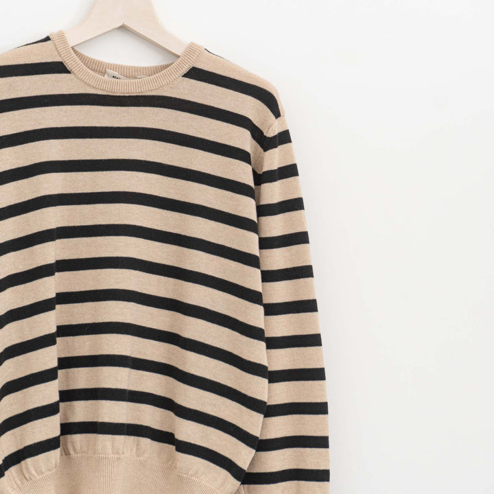 atelier naruse /WOMEN　cotton wool border knit nakt-43