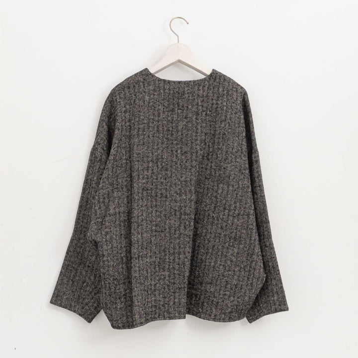 【完売】atelier naruse /WOMEN　shetland wool linen smock na-f02064