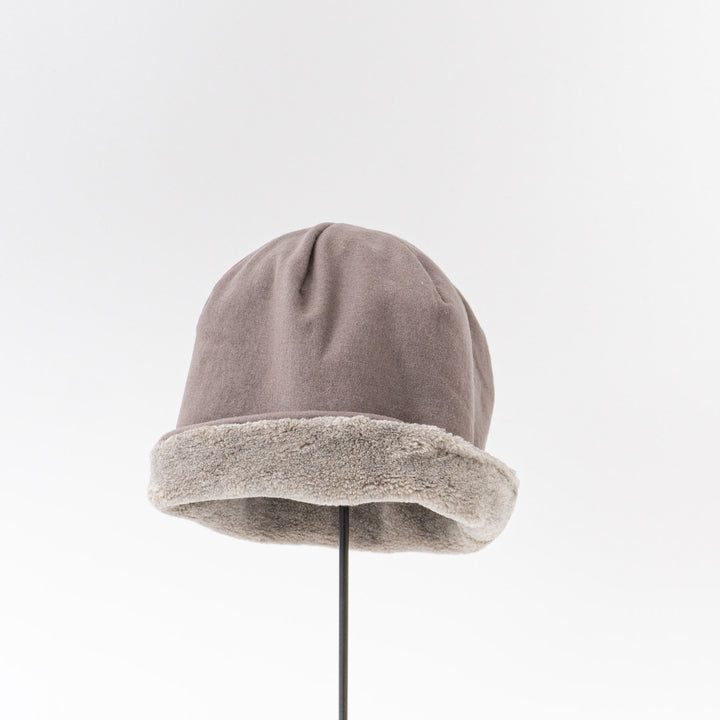 NEW 2024AW mature ha./　reversible beanie - fur MAW24-06