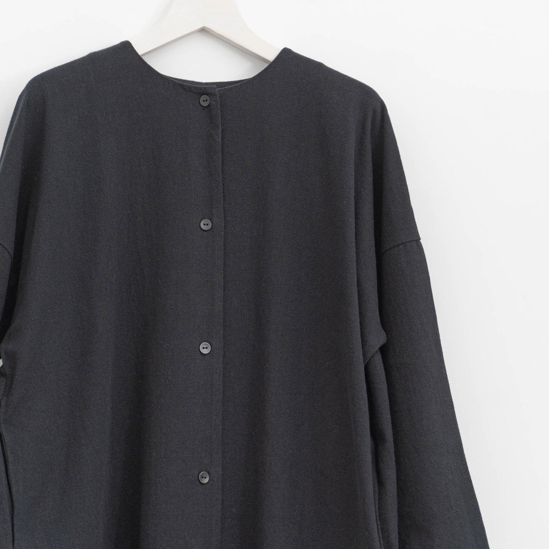 evam eva/　cotton shirt one-piece E253T114