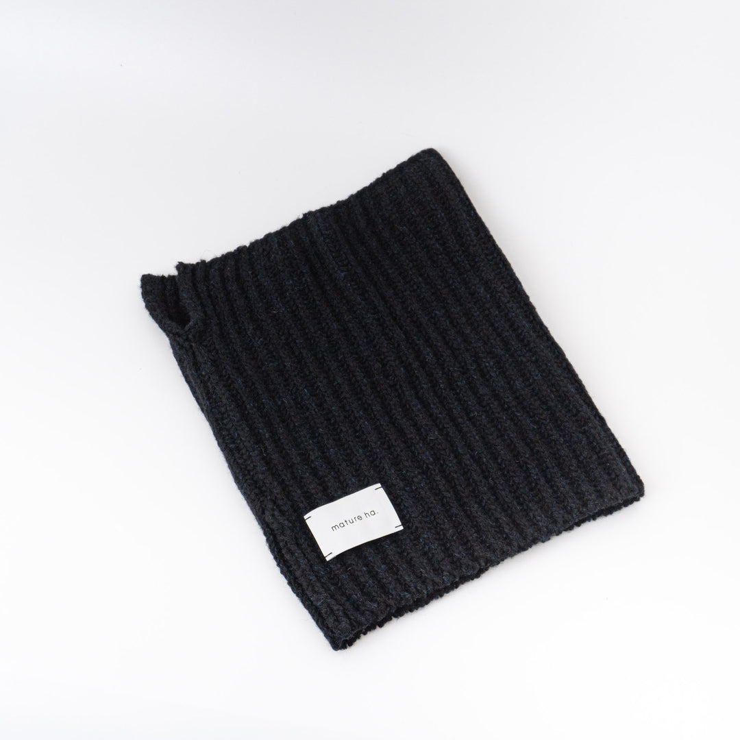 2025AW mature ha./　neck warmer - lamb wool x cashmere MK-3206-D