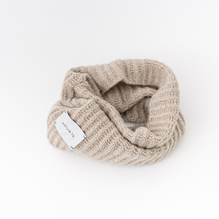 2025AW mature ha./　neck warmer - lamb wool x cashmere MK-3206-D