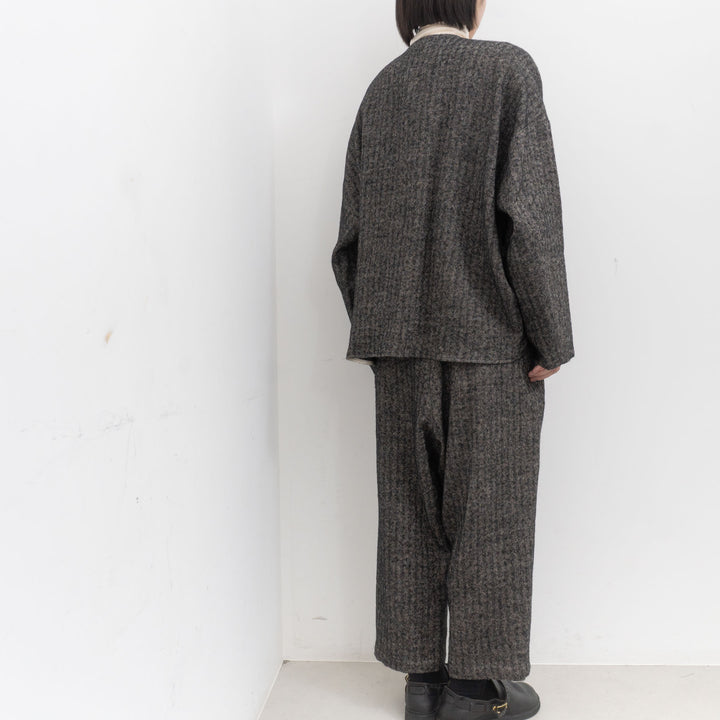 【完売】atelier naruse /WOMEN　shetland wool linen smock na-f02064