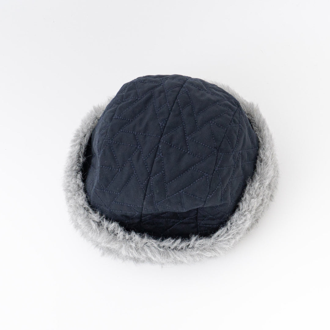 NEW 2024AW mature ha./　hood cap quilting MGA-061 navy