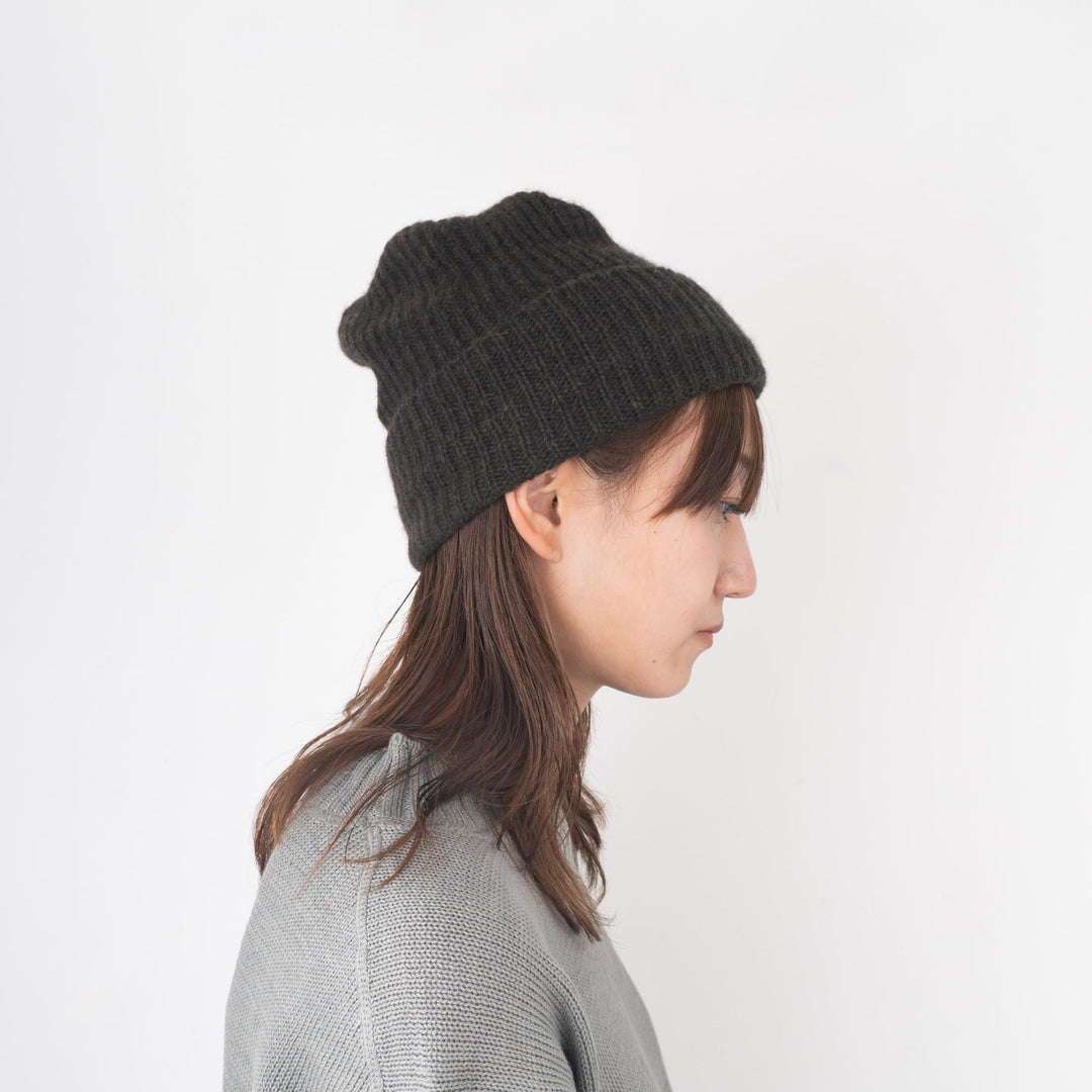 2024AW mature ha./　pleats knit cap MK-3001-Y