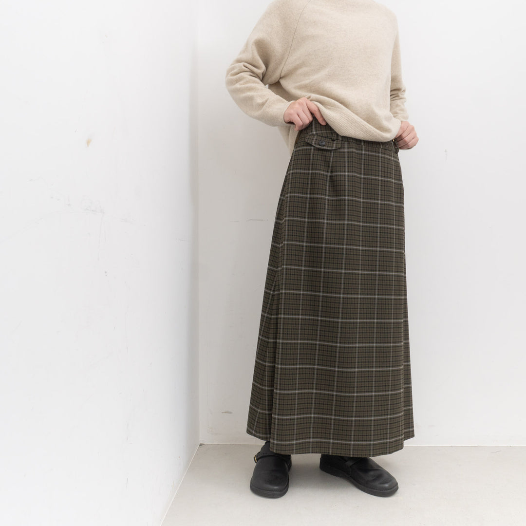 【完売】atelier naruse /WOMEN　ECOARCH®　A-line skirt na-f06039