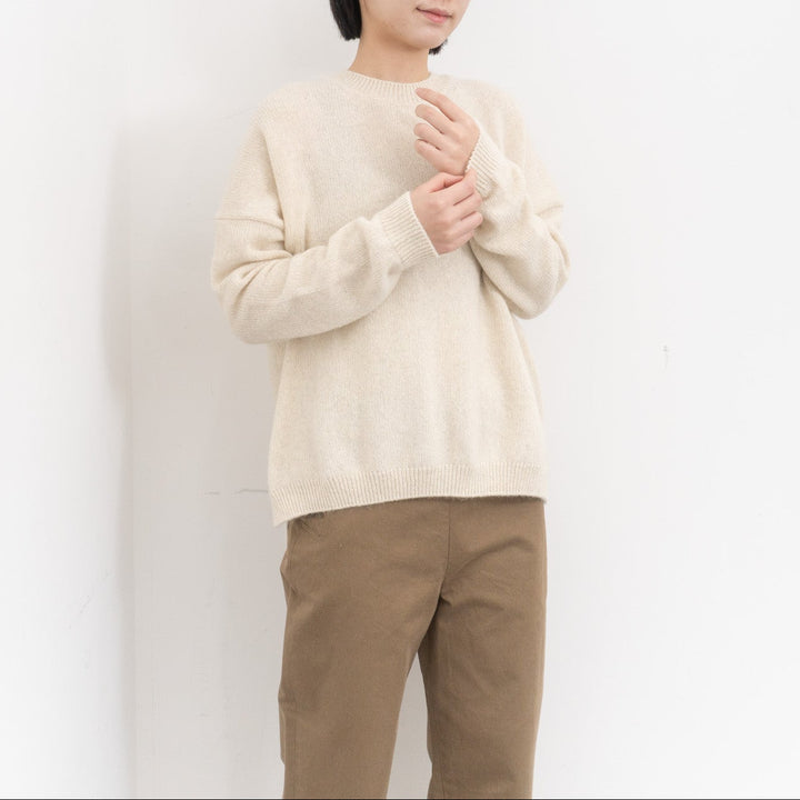 evam eva/　wool fox pullover E253K198