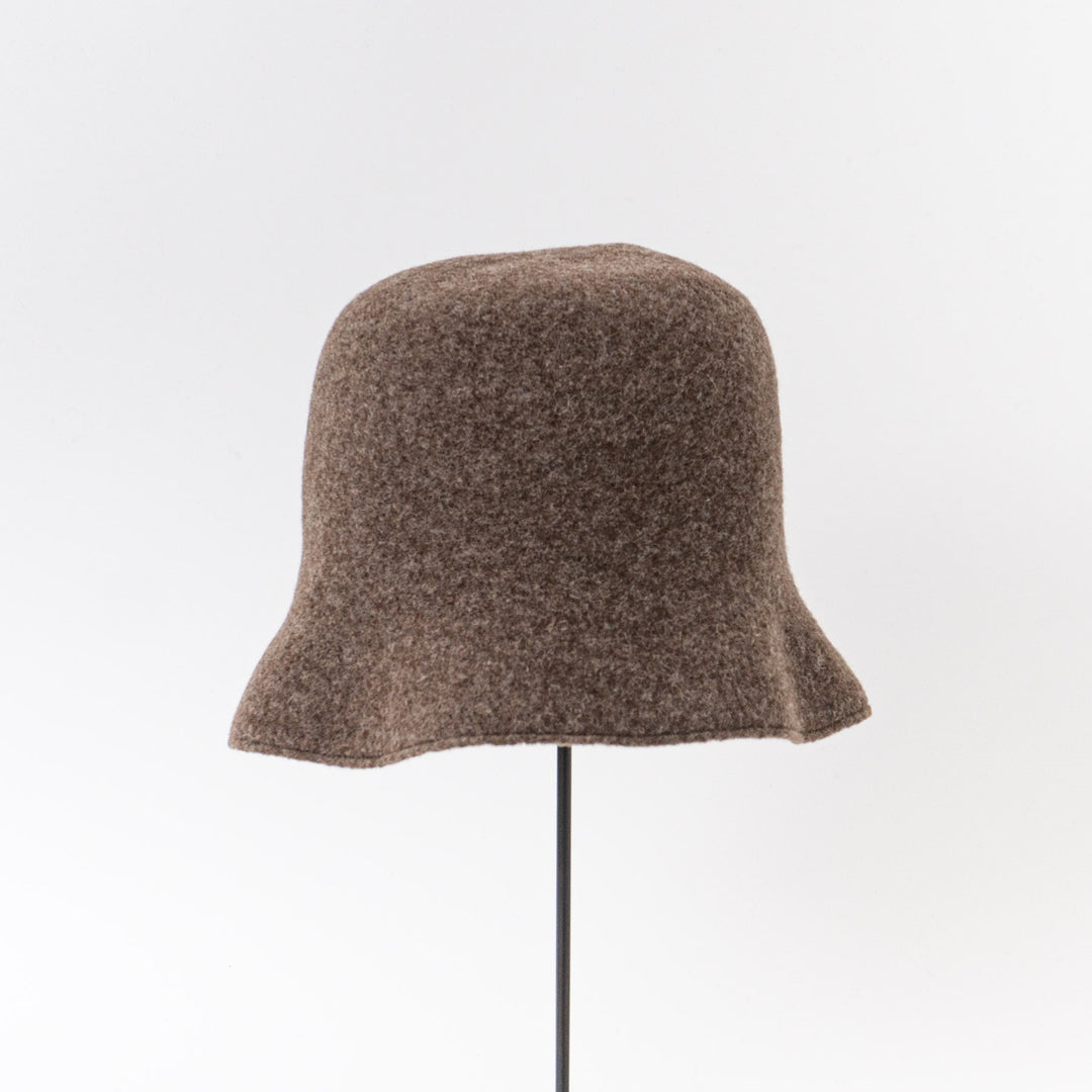 NEW 2024AW mature ha./　bell hat - undyed wool ELS-01030-H