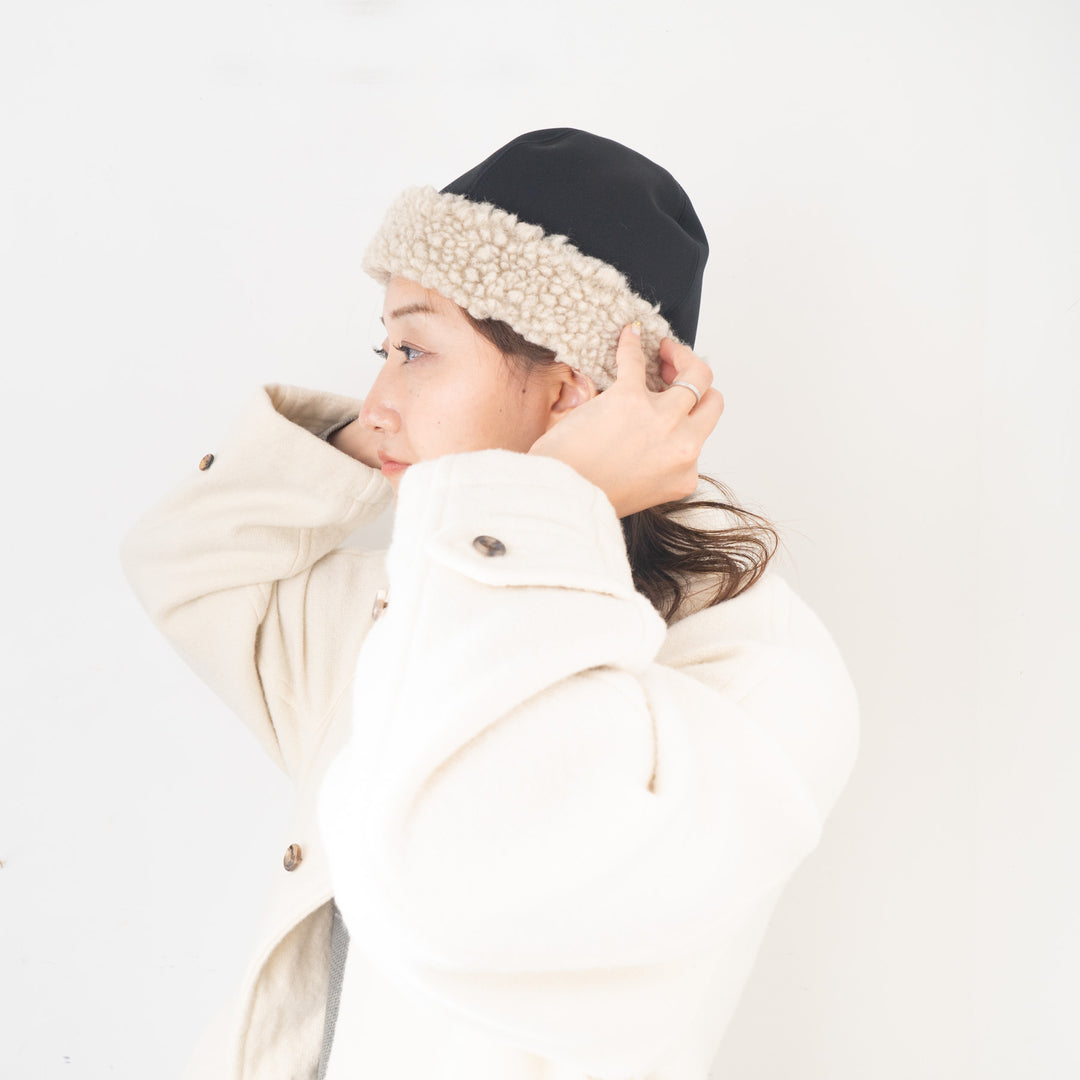 2025AW mature ha./　hood cap - recycle ECO-041-Y