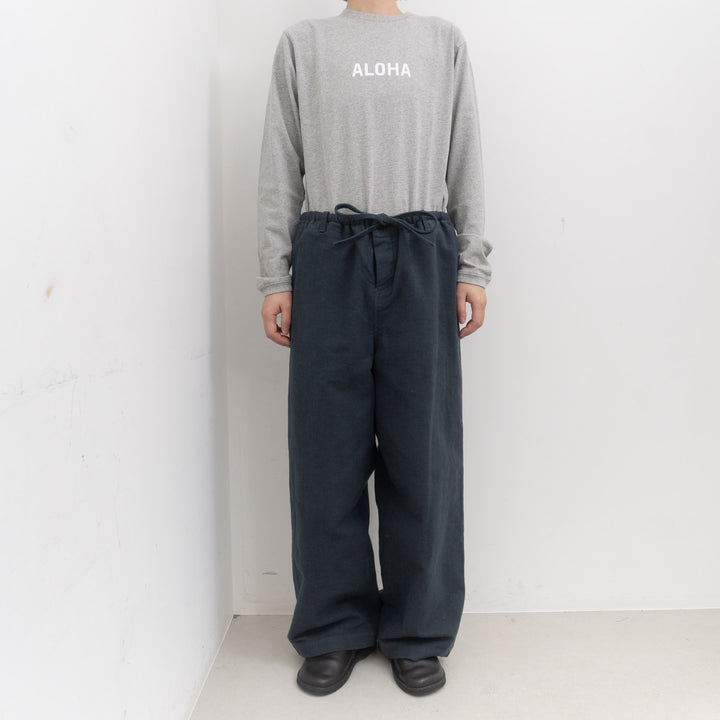 SEA SALT/　easy trousers