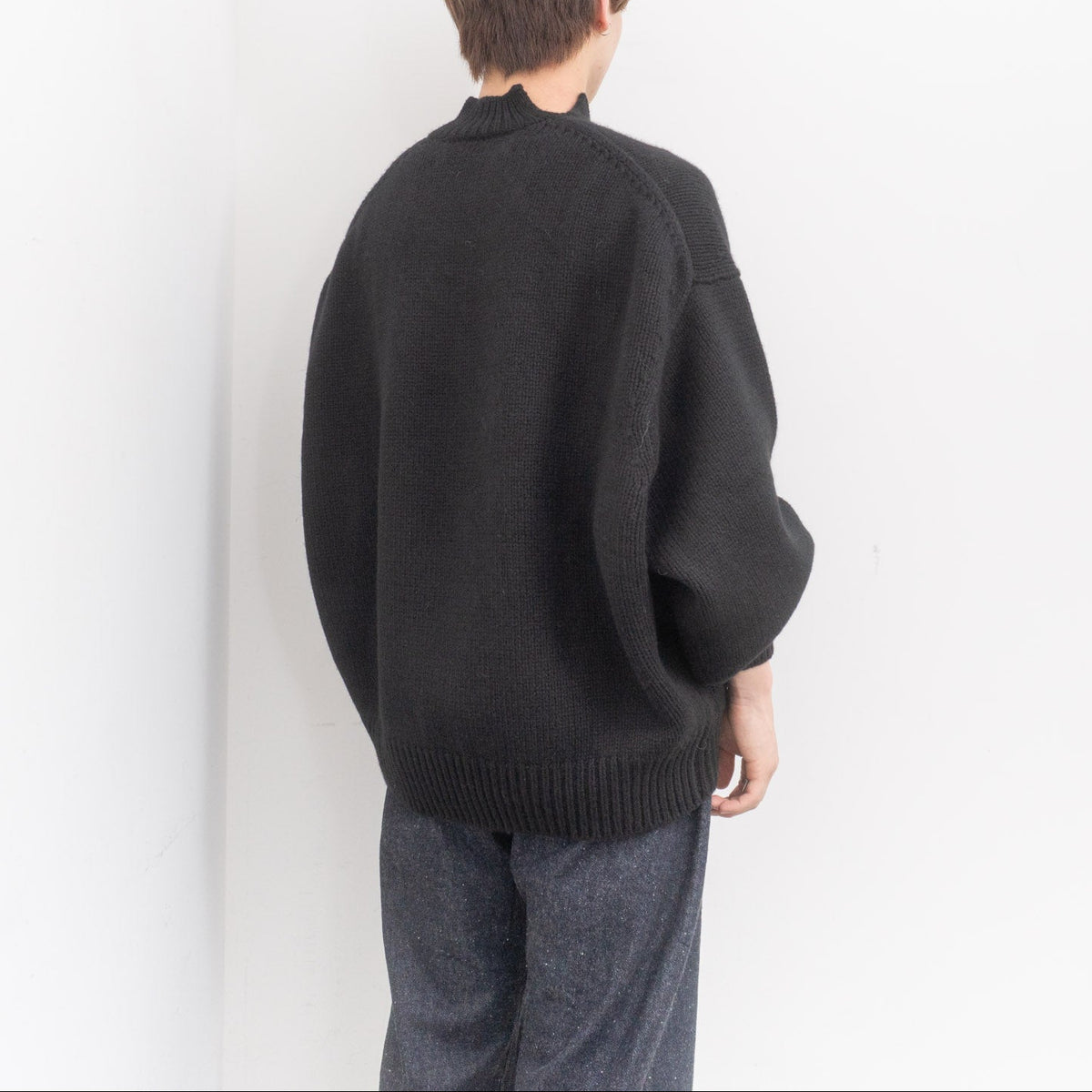 nonnotte｜Draping Extra Over C/N Pullover