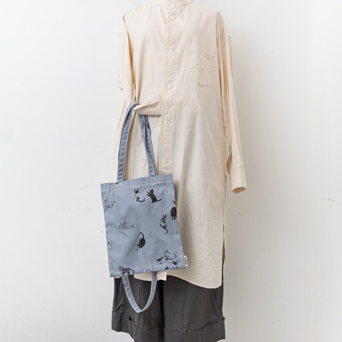 TEMBEA｜3 HANDLE TOTE MINI COL.CAT/GREY