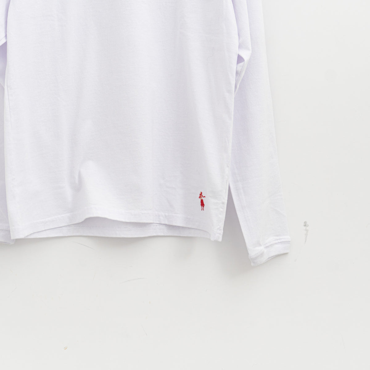 SUNSHINE+CLOUD｜UNISEX　ロングスリーブTシャツ"SUGAR DONUTS"  col.WHITE