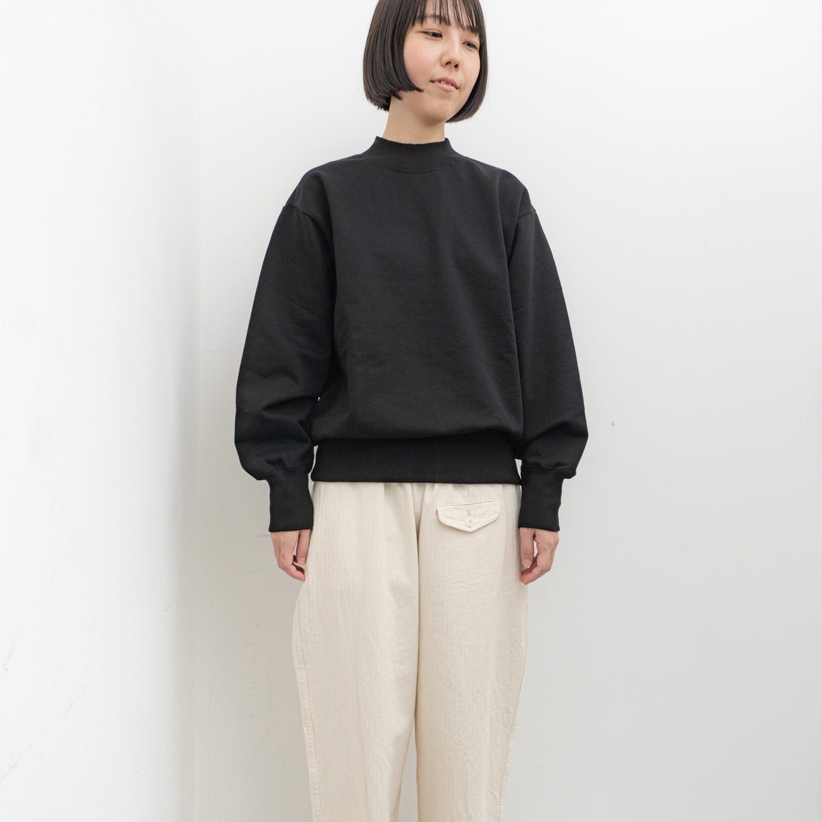homspun｜WOMEN　コンパクト裏毛プルオーバー 242-6537